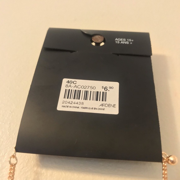 Ardenes double chained necklace with star& moon - Picture 3 of 4